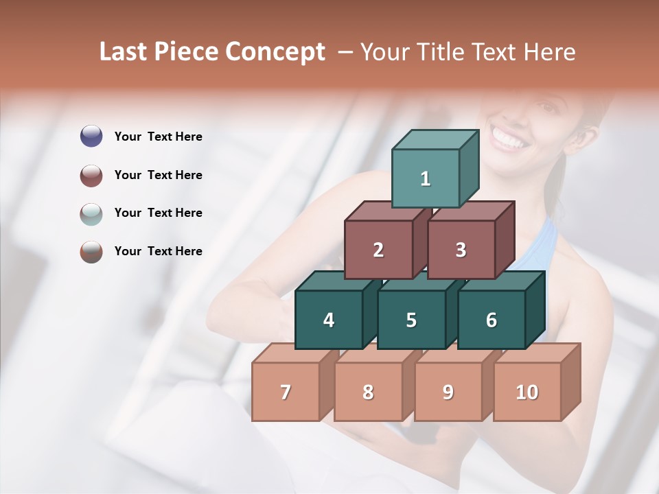 Beauty Exercise Fitness PowerPoint Template