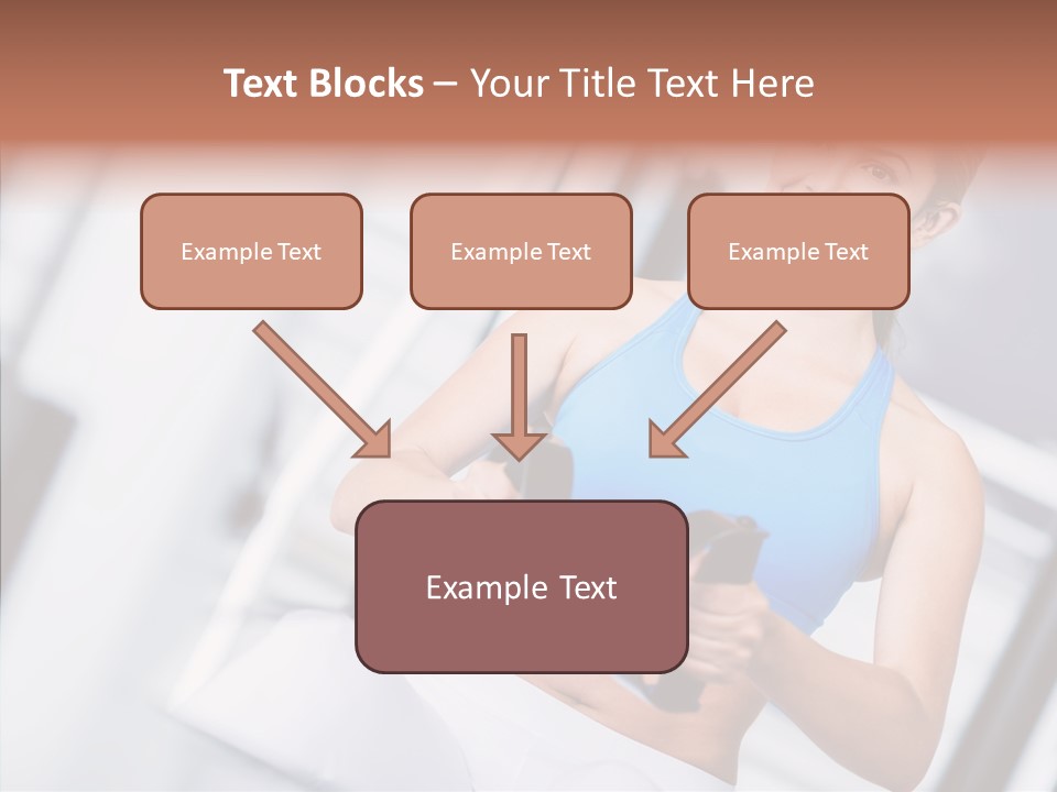 Beauty Exercise Fitness PowerPoint Template