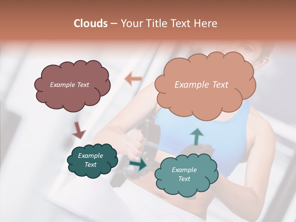 Beauty Exercise Fitness PowerPoint Template