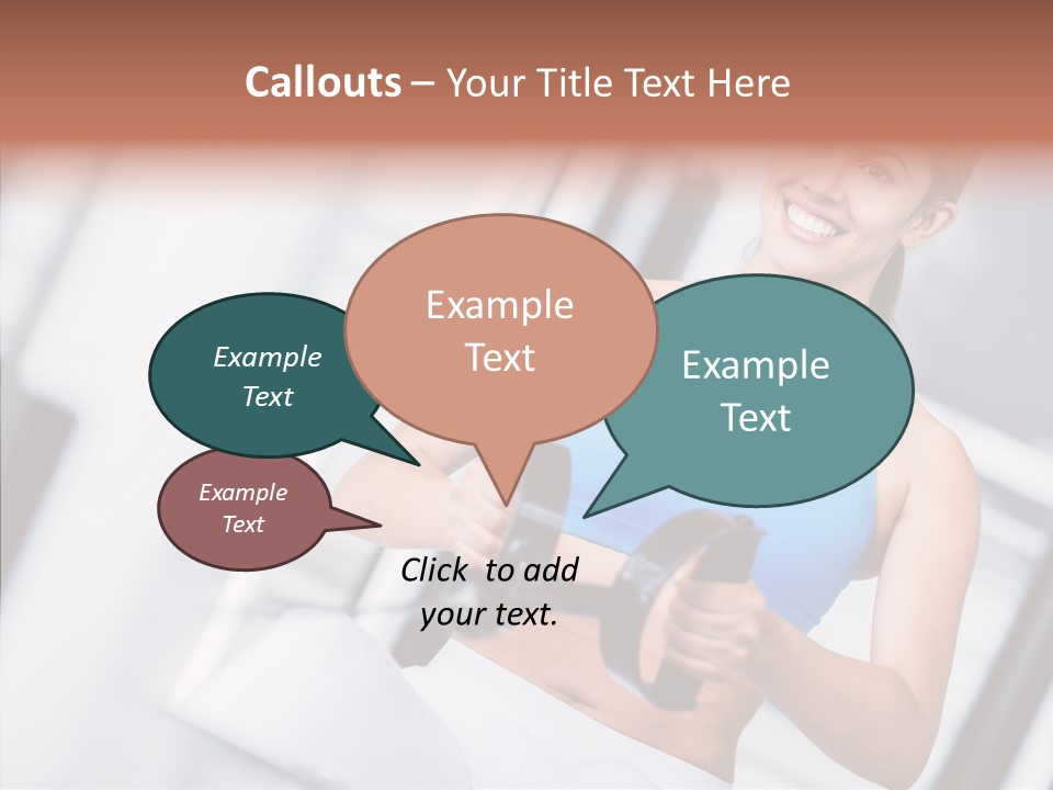 Beauty Exercise Fitness PowerPoint Template