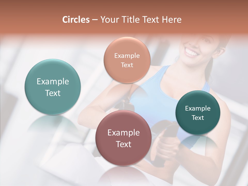Beauty Exercise Fitness PowerPoint Template