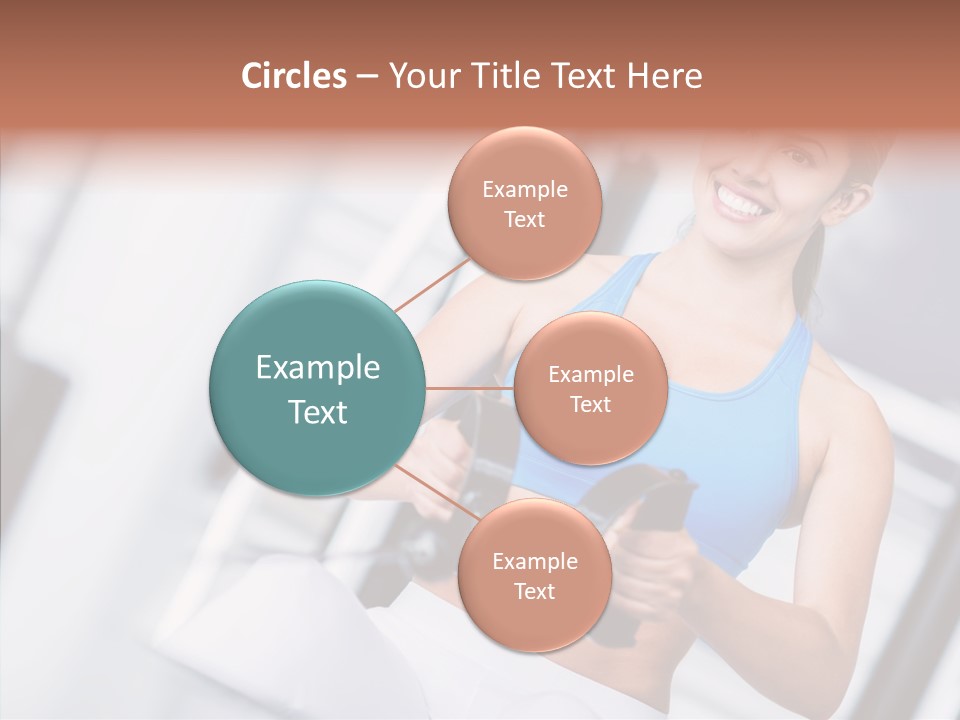 Beauty Exercise Fitness PowerPoint Template