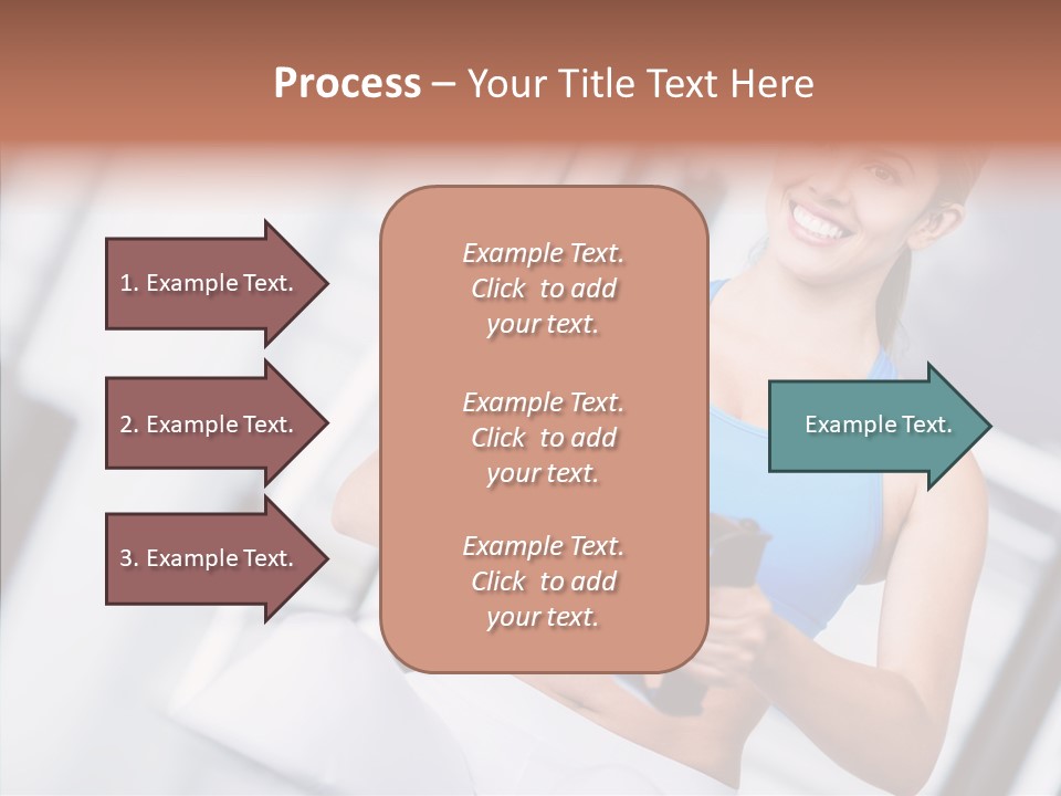Beauty Exercise Fitness PowerPoint Template
