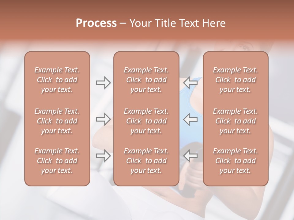 Beauty Exercise Fitness PowerPoint Template