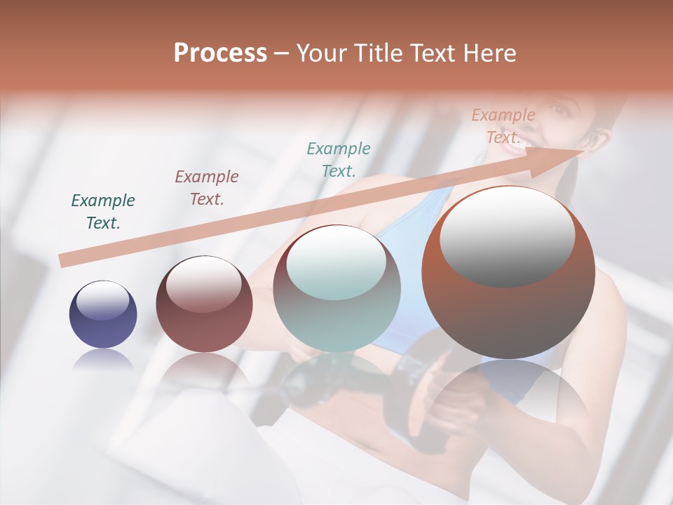 Beauty Exercise Fitness PowerPoint Template