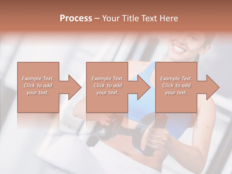 Beauty Exercise Fitness PowerPoint Template