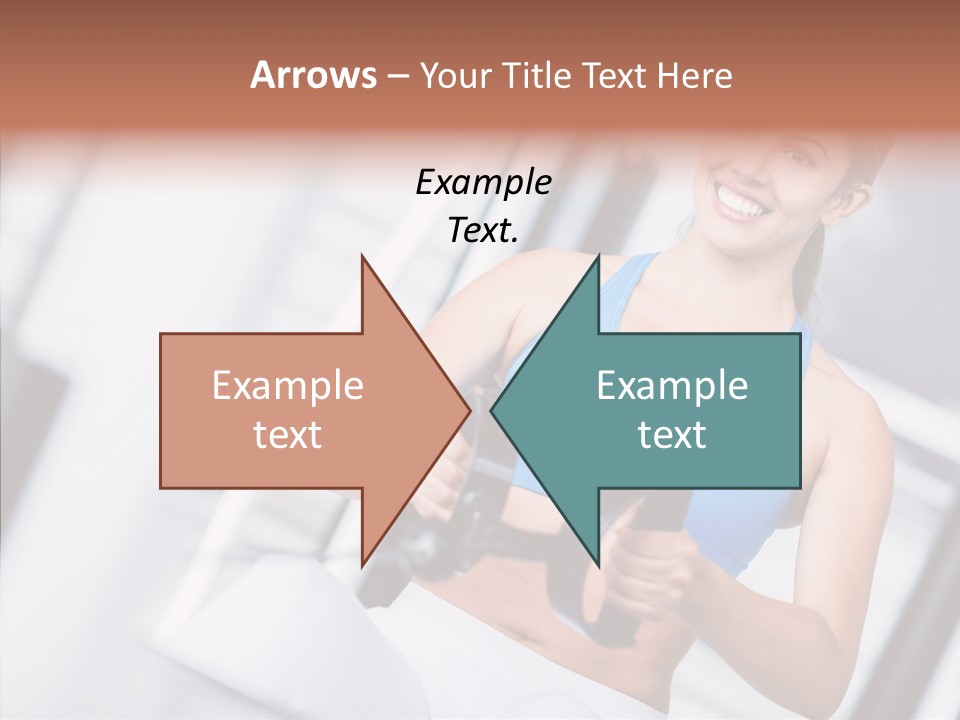Beauty Exercise Fitness PowerPoint Template