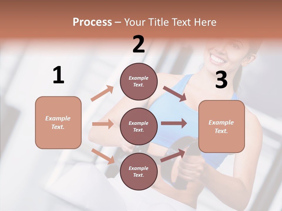 Beauty Exercise Fitness PowerPoint Template