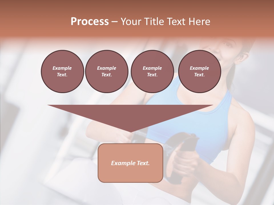 Beauty Exercise Fitness PowerPoint Template