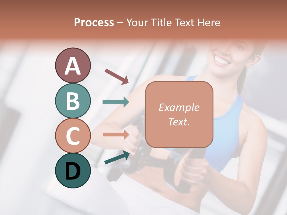 Beauty Exercise Fitness PowerPoint Template