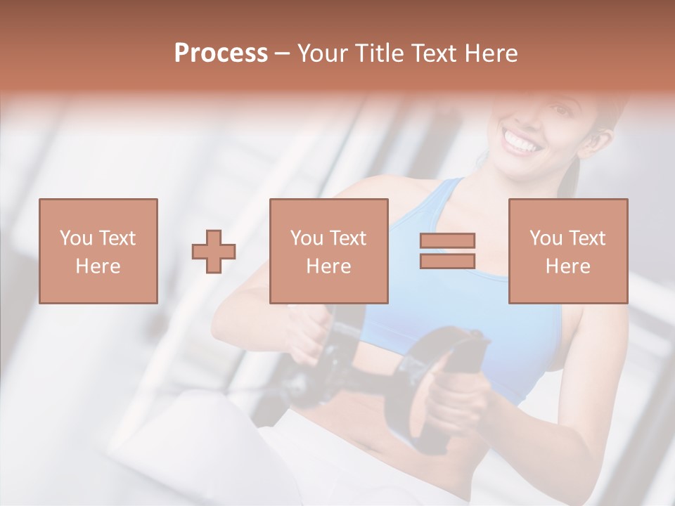 Beauty Exercise Fitness PowerPoint Template