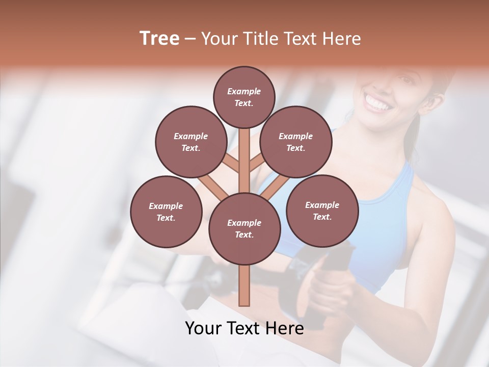 Beauty Exercise Fitness PowerPoint Template