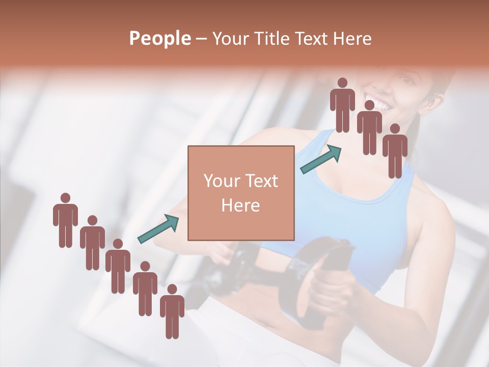 Beauty Exercise Fitness PowerPoint Template