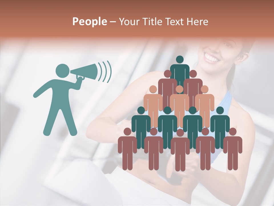 Beauty Exercise Fitness PowerPoint Template