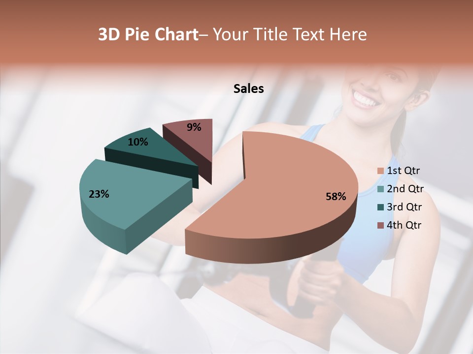 Beauty Exercise Fitness PowerPoint Template