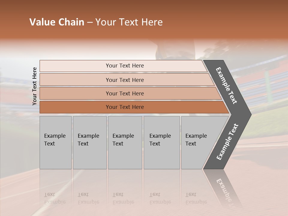 Man Path Jogging PowerPoint Template