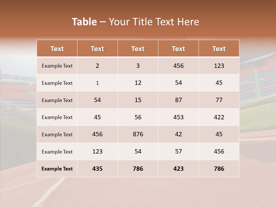 Man Path Jogging PowerPoint Template