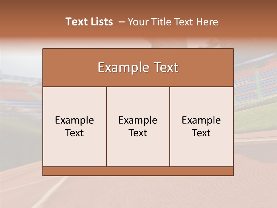 Man Path Jogging PowerPoint Template