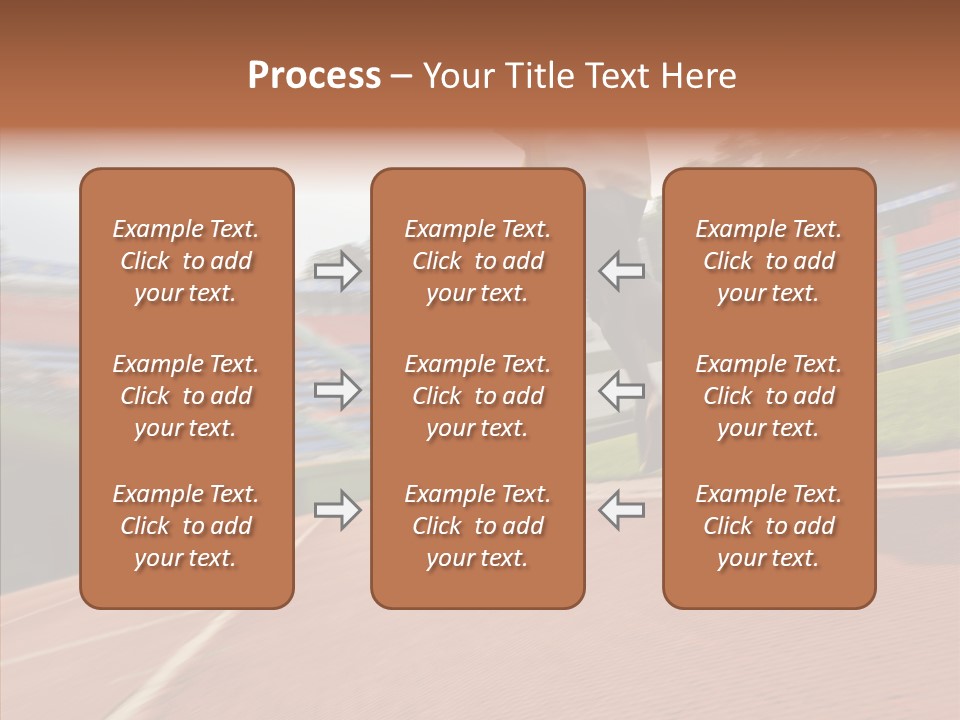 Man Path Jogging PowerPoint Template