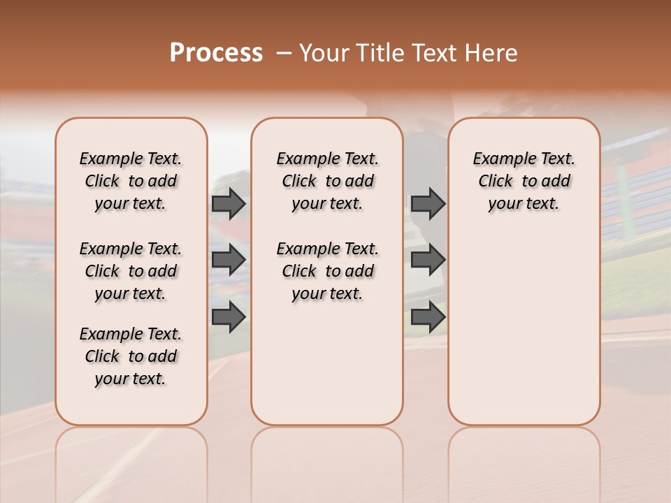 Man Path Jogging PowerPoint Template