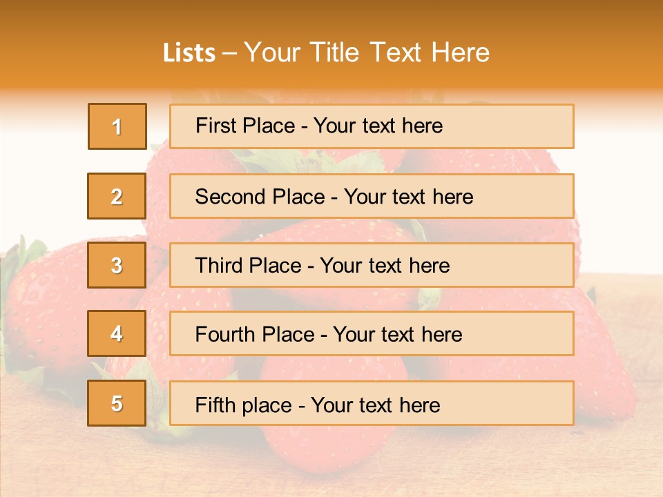 Wood Eat Summer PowerPoint Template