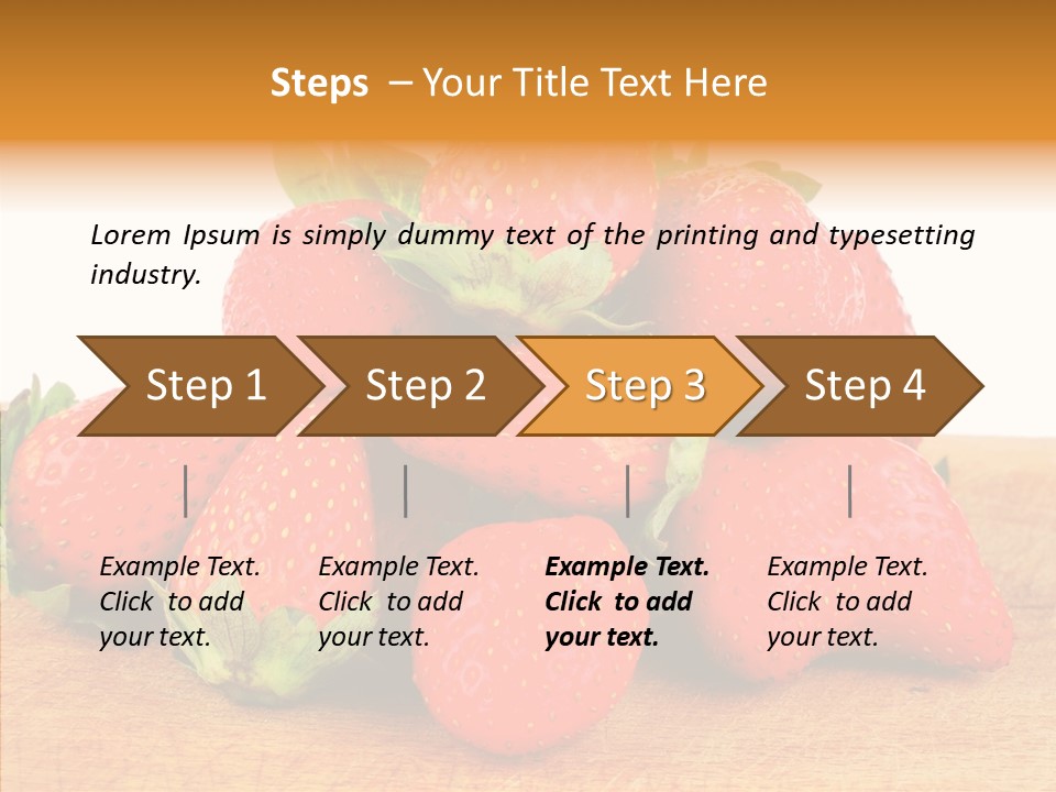Wood Eat Summer PowerPoint Template