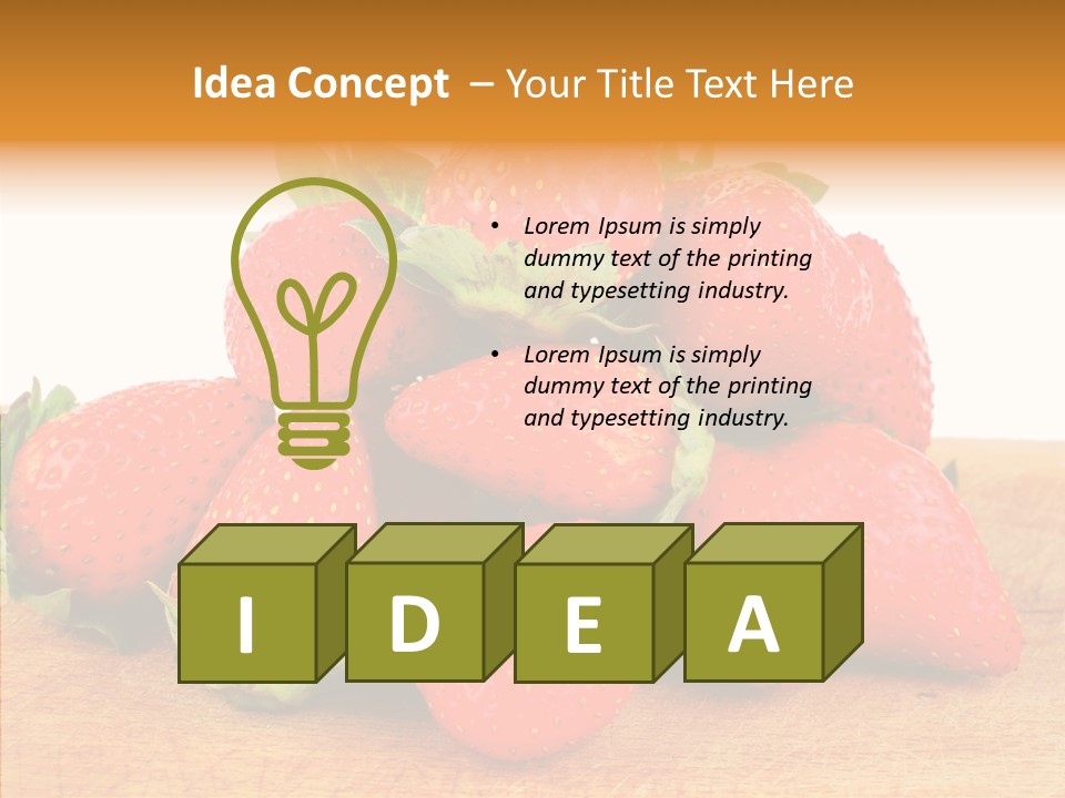 Wood Eat Summer PowerPoint Template