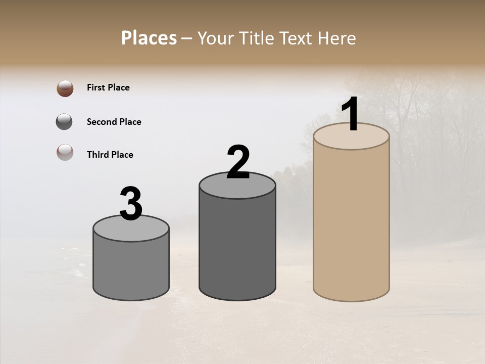 Clouds Spring Resort PowerPoint Template