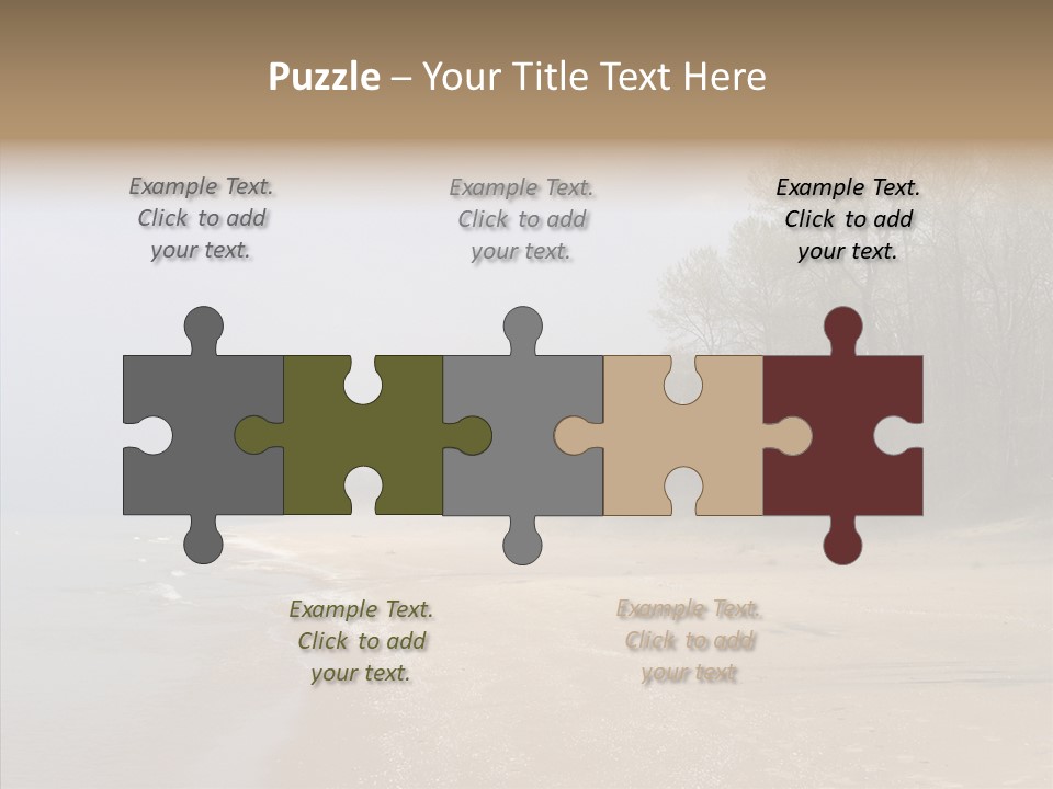 Clouds Spring Resort PowerPoint Template