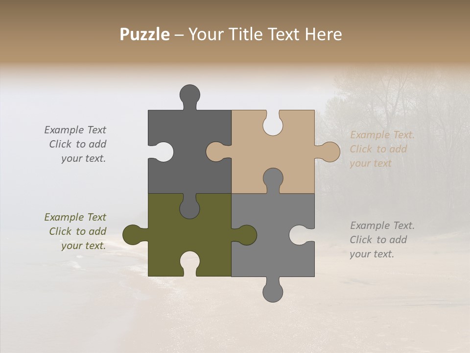 Clouds Spring Resort PowerPoint Template