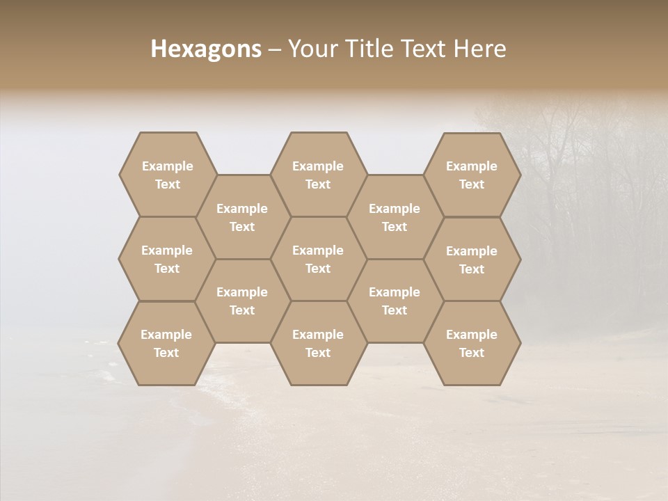 Clouds Spring Resort PowerPoint Template