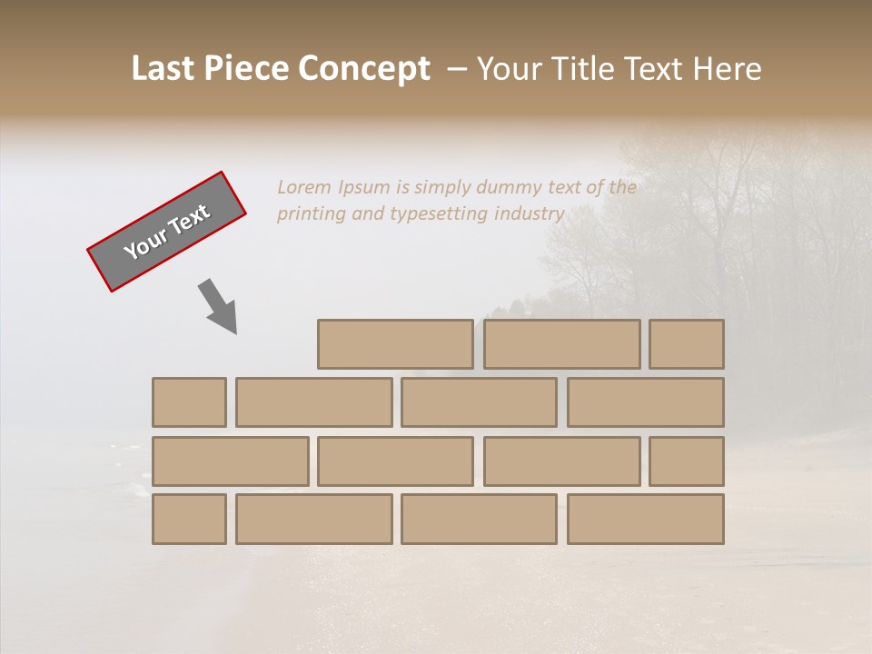 Clouds Spring Resort PowerPoint Template