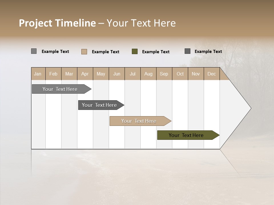 Clouds Spring Resort PowerPoint Template