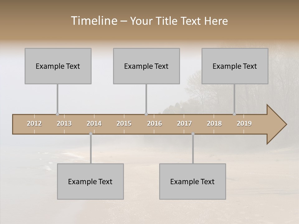 Clouds Spring Resort PowerPoint Template