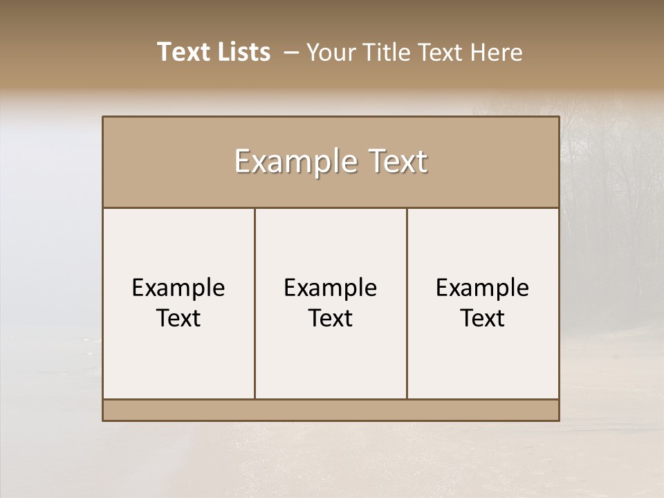 Clouds Spring Resort PowerPoint Template