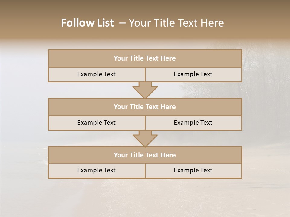 Clouds Spring Resort PowerPoint Template