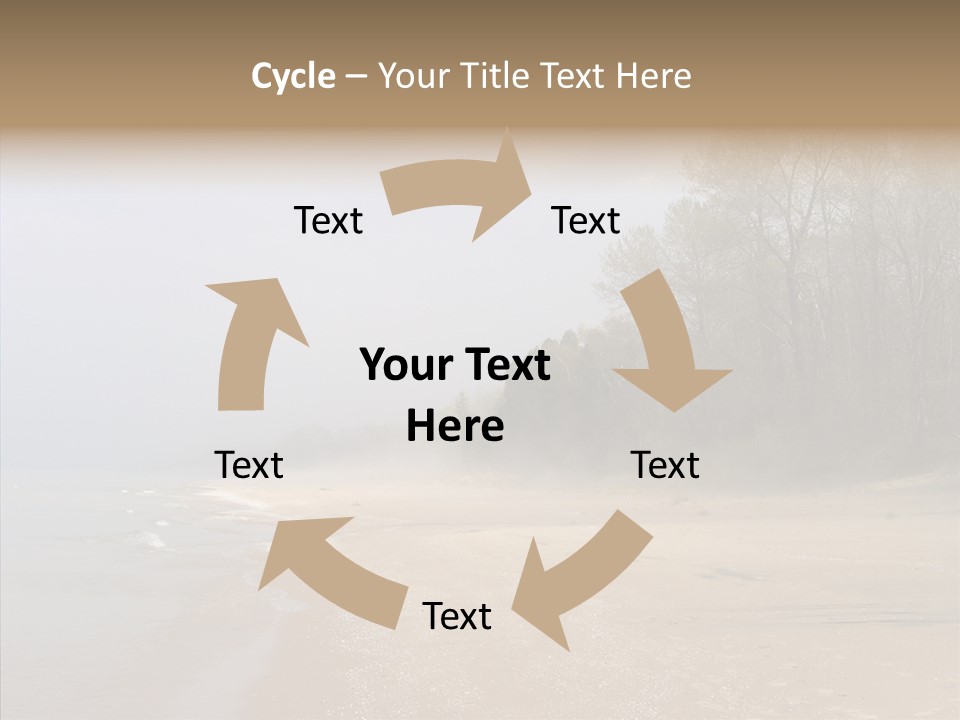 Clouds Spring Resort PowerPoint Template