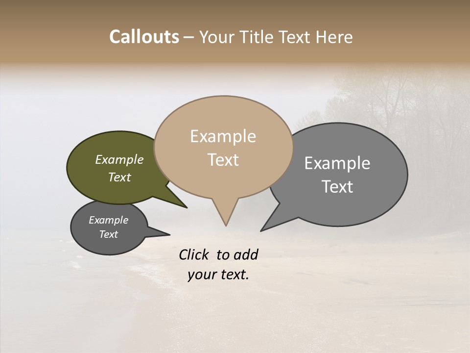 Clouds Spring Resort PowerPoint Template