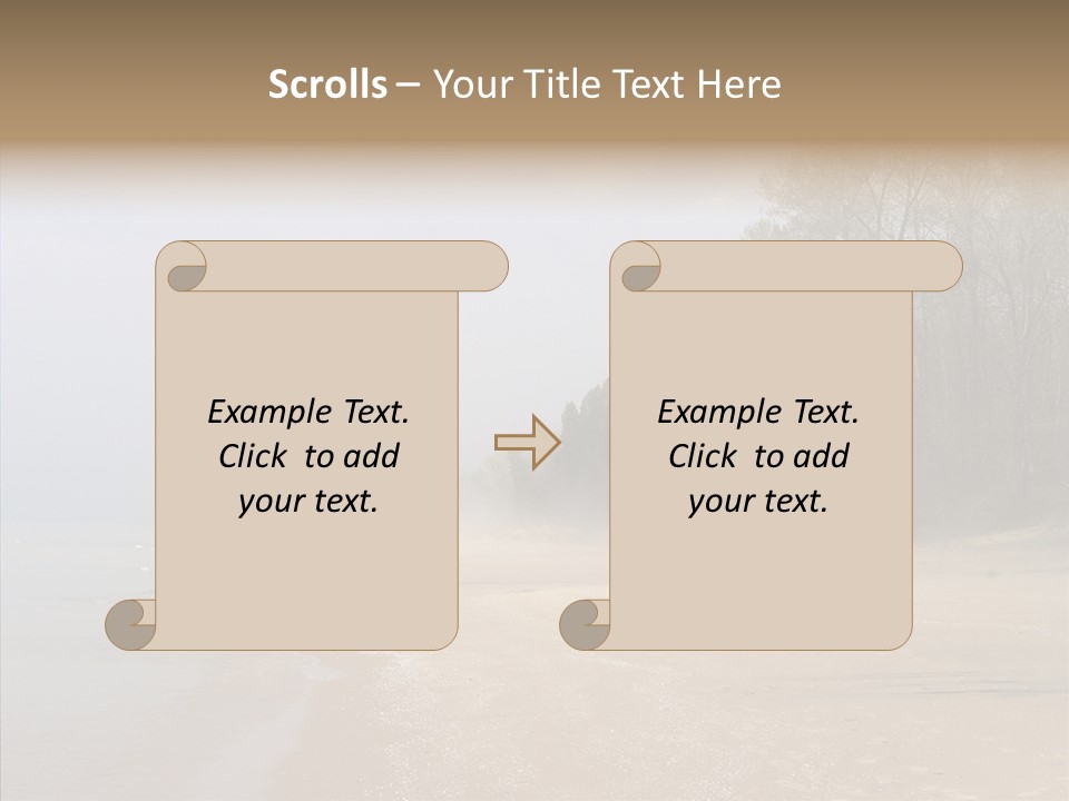 Clouds Spring Resort PowerPoint Template