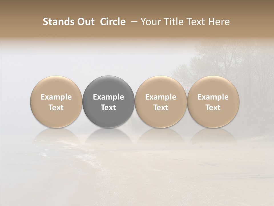 Clouds Spring Resort PowerPoint Template