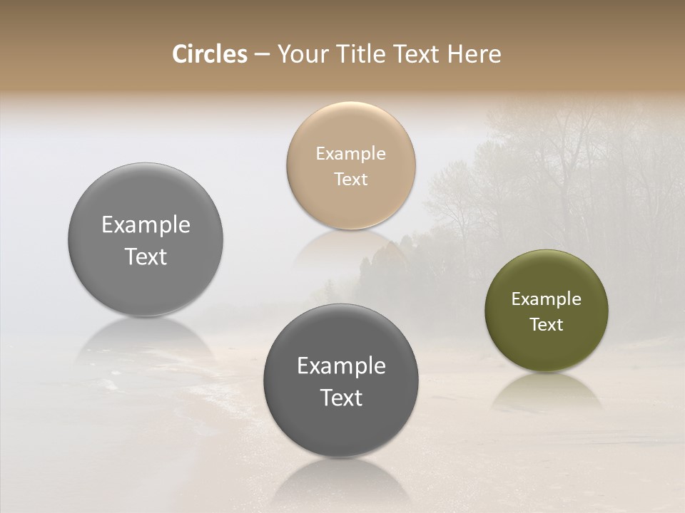 Clouds Spring Resort PowerPoint Template