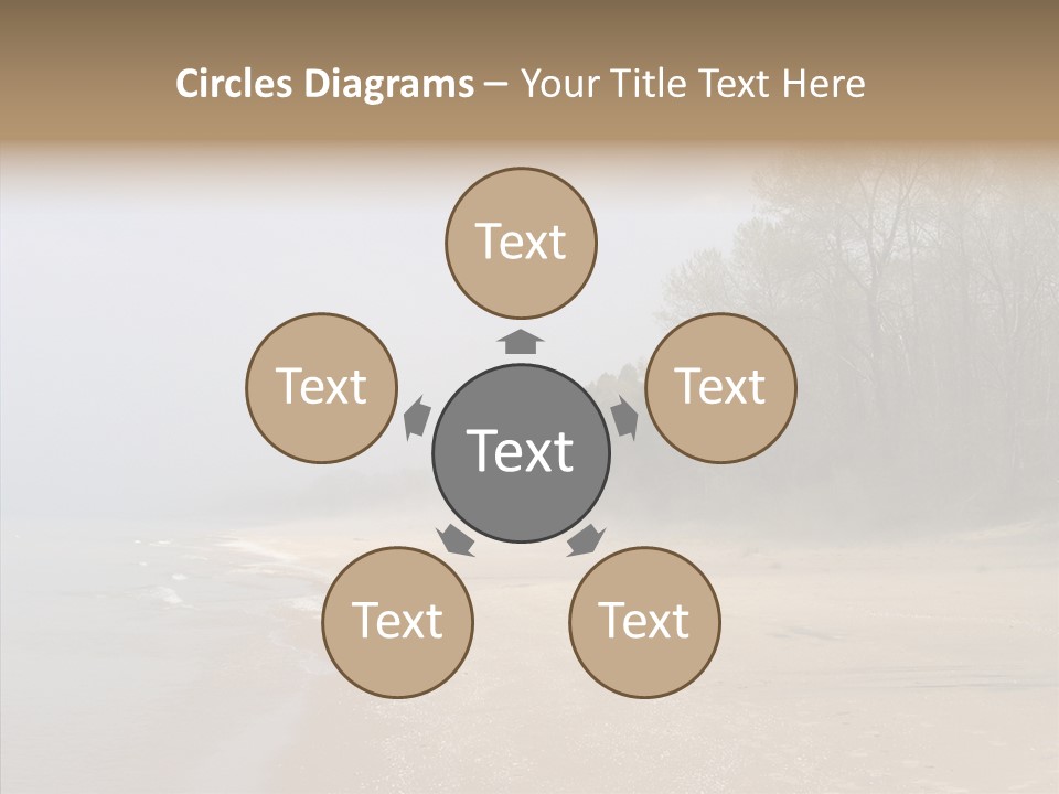 Clouds Spring Resort PowerPoint Template