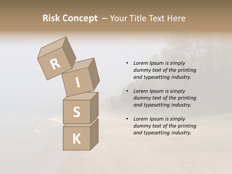 Clouds Spring Resort PowerPoint Template