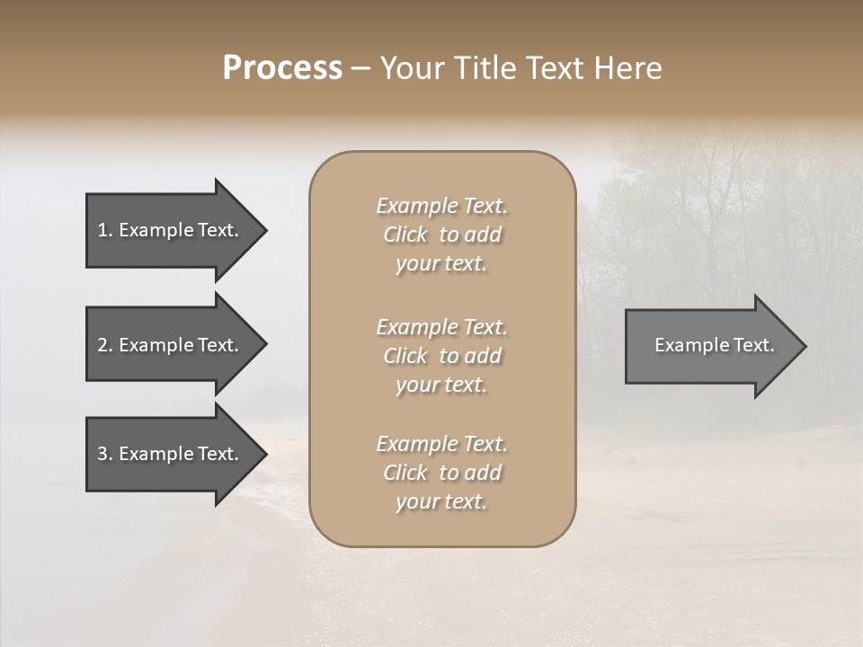 Clouds Spring Resort PowerPoint Template
