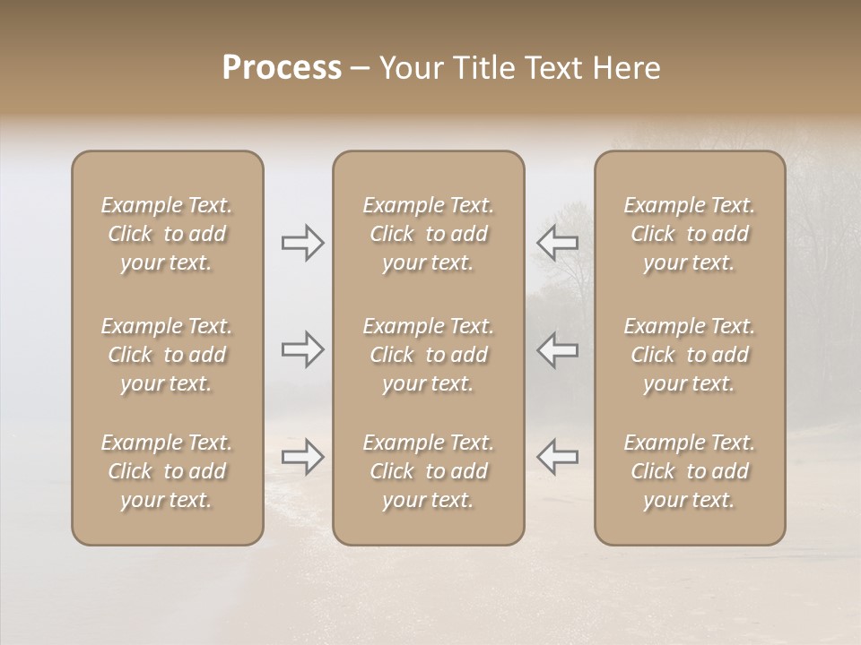 Clouds Spring Resort PowerPoint Template