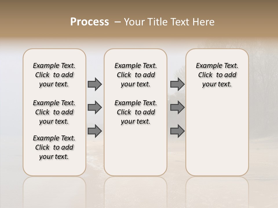 Clouds Spring Resort PowerPoint Template