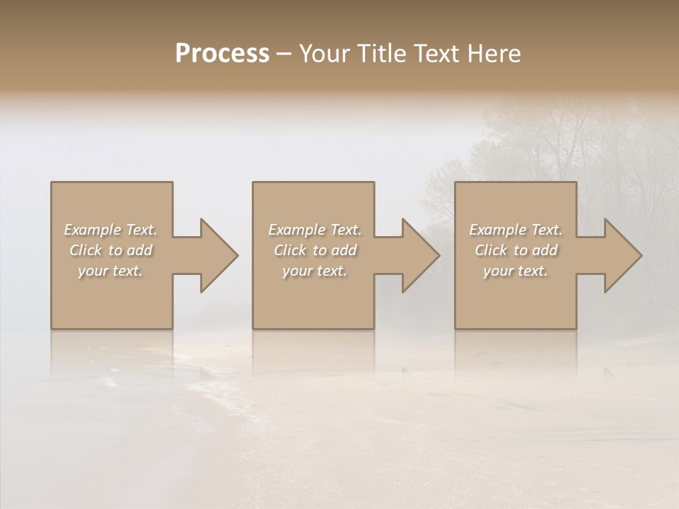 Clouds Spring Resort PowerPoint Template