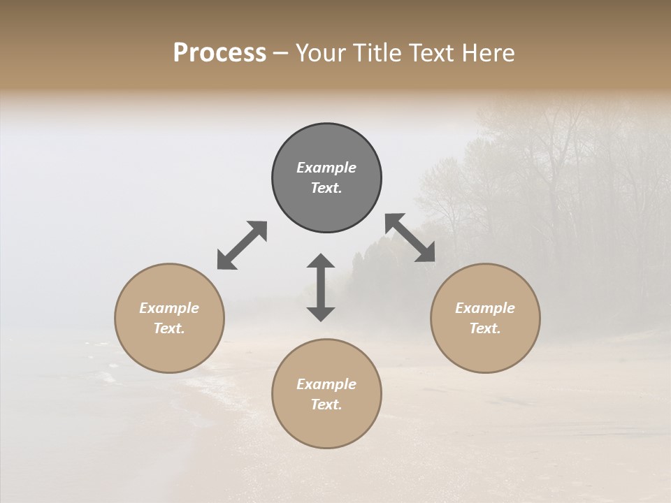 Clouds Spring Resort PowerPoint Template