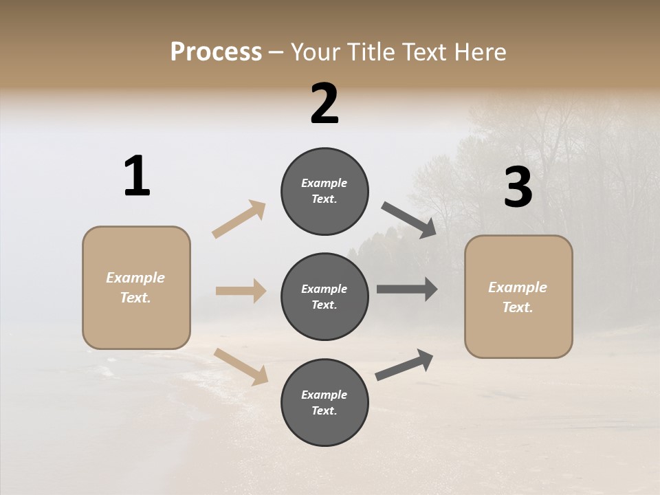 Clouds Spring Resort PowerPoint Template
