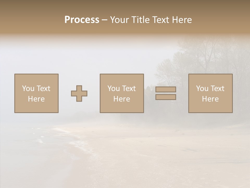 Clouds Spring Resort PowerPoint Template